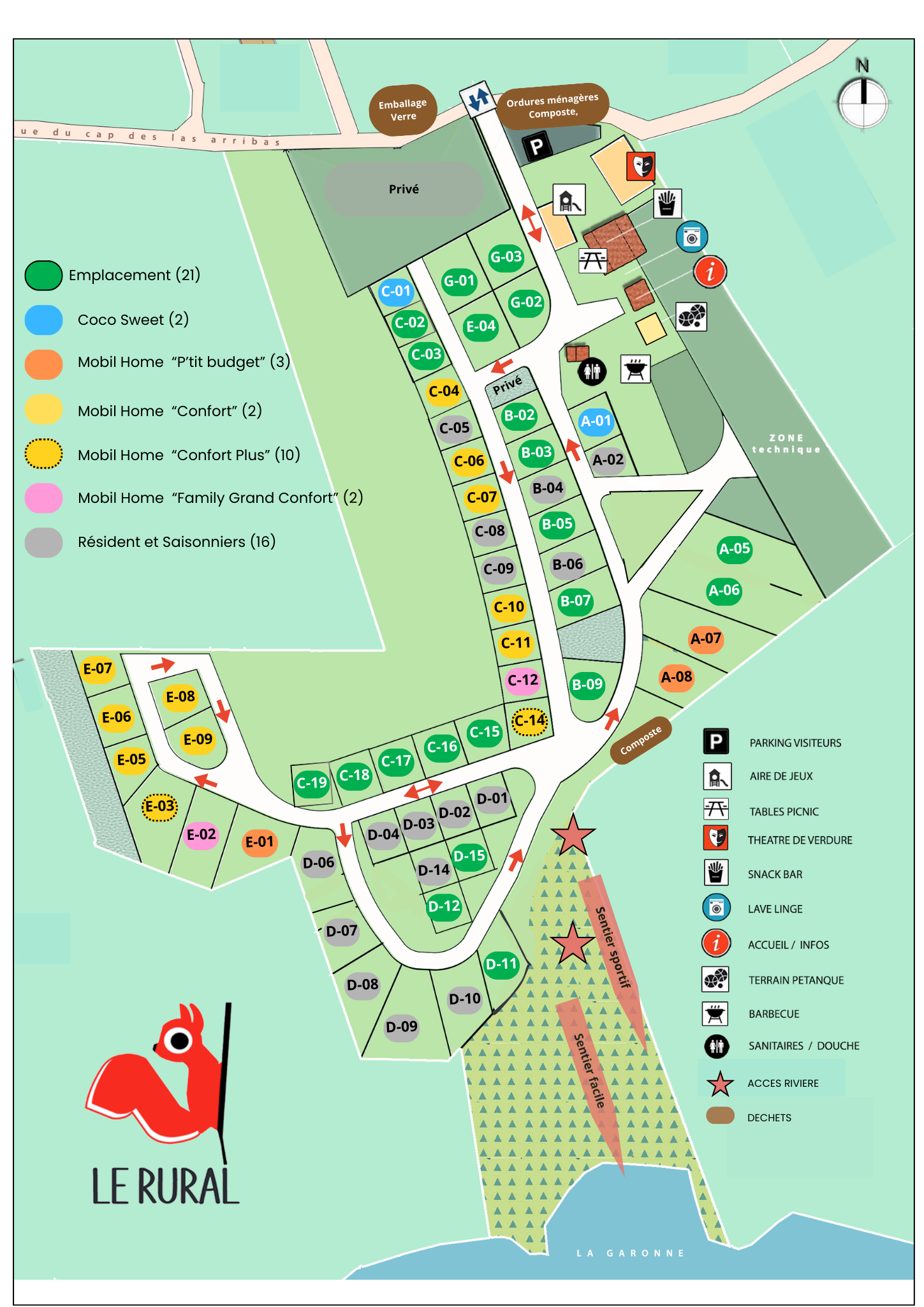 2026 Plan du camping-56 empl.